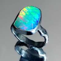 amazing raw opal