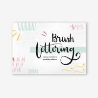 brush lettering - zeszyt ćwiczeń 3 praktyka własna