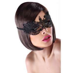 Koronkowa maska livia corsetti czarna