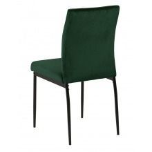 Krzesło do jadalni demi butelkowe zielone welur