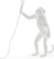 lampa monkey zewnętrzna biała stojąca