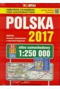 Polska 2017 atlas samochodowy 1:250 000