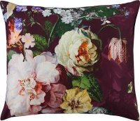 Poszewka na poduszkę fleur 60 x 70 cm burgund