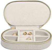 Pudełko na biżuterię podróżne travel owalne croc putty