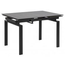 Stół rozkładany huddersfield 120-200x85 cm czarny