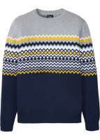 sweter w norweski wzór