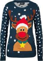 sweter z bożonarodzeniowym motywem