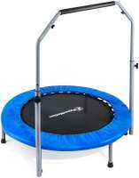 trampolina dla dzieci, młodzieży i dorosłych - z rączką - 100kg max - 96cm -  do domu i ogrodu